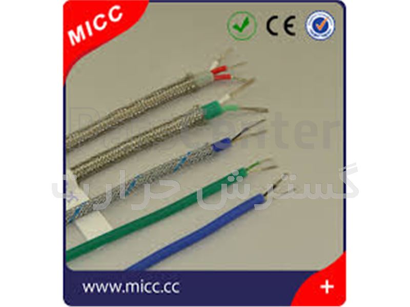 سیم رابط سیلیکنی اروپایی و تایوانی و چینی ترموکوپل تیپ j